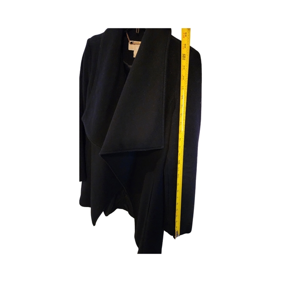 Michael Khors Jacket Coat With Pockets Gray Charcoal Black Size Small - Picture 6 of 8